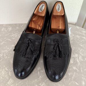 bally ponte eclectic grandpa black kilty tassel loafer parwet in box 8.5D/M